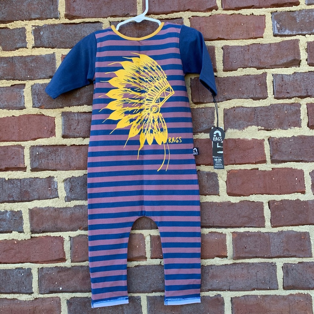 Rags to Raches Romper Size 18-24 Months
